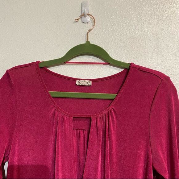 Free People Kaya Long Sleeve Bodysuit Sz S NWOT - Picture 3 of 15